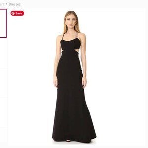 Jill Stuart Flare Gown With Cut Out Detail NWT Size 10